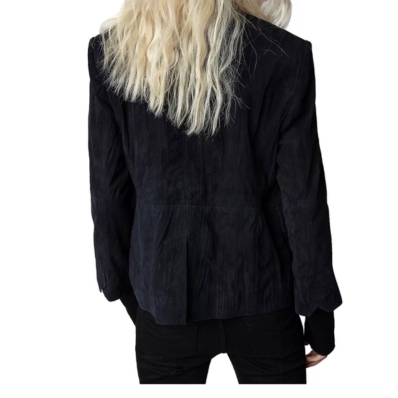 Zadig & Voltaire Verys Suede Blazer Size 42 $748 NWT - Picture 2 of 5